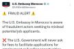 السفارة الأمريكية بالمغرب تحذر المواطنين من عمليات احتيال تدعي توفير فرص شغل بأمريكا