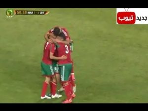 ‫اهداف مباراة المغرب وليبيا 1-0 اقصائيات كاس افريقيا‬‎ 