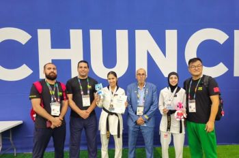 البطلة المكناسية فرح التوزاني تتوج بفضية الدوري الدولي المفتوح للتايكواندو بكوريا الجنوبية